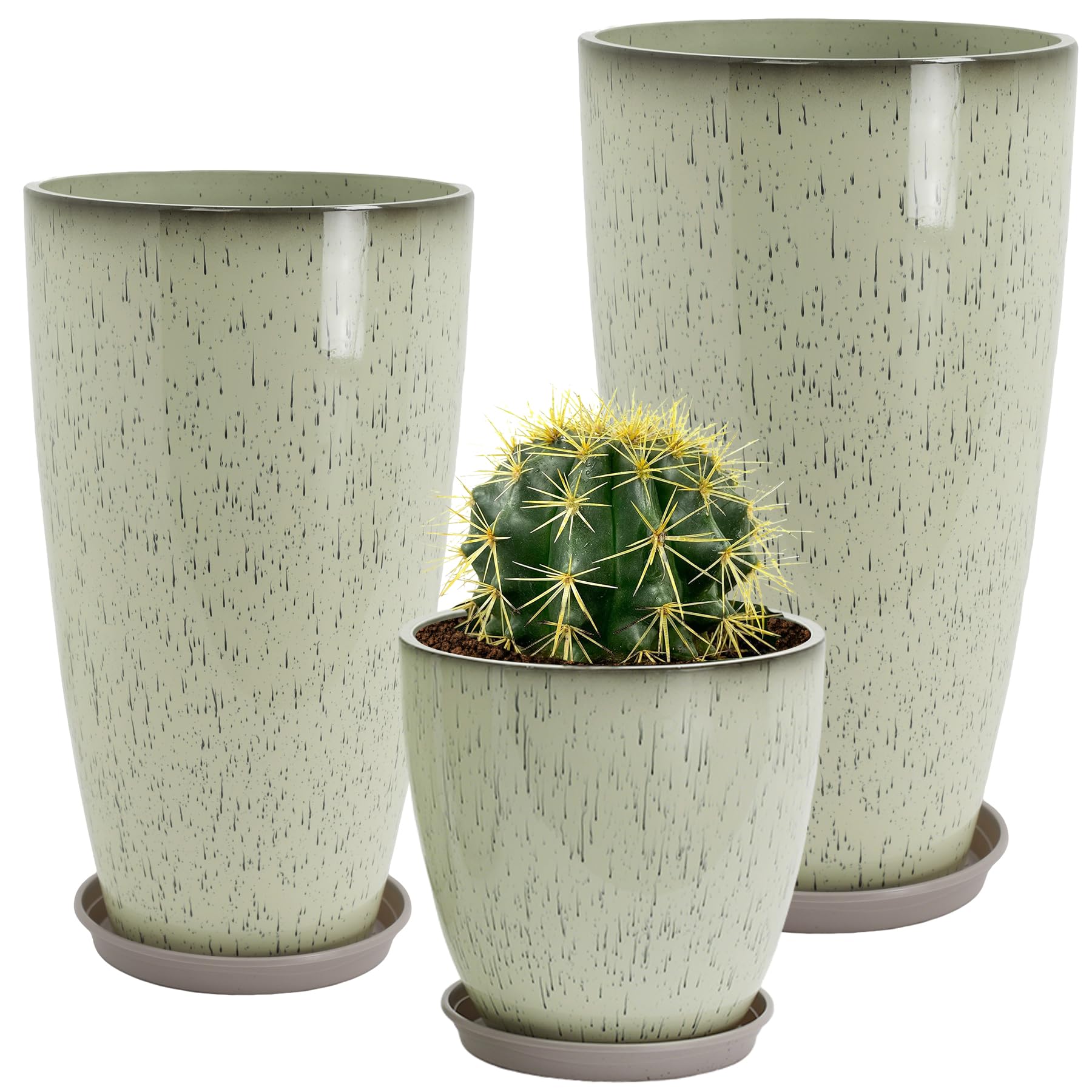 Amazon.com : Neoaider 24/21/12 Inch Large Plastic Planter